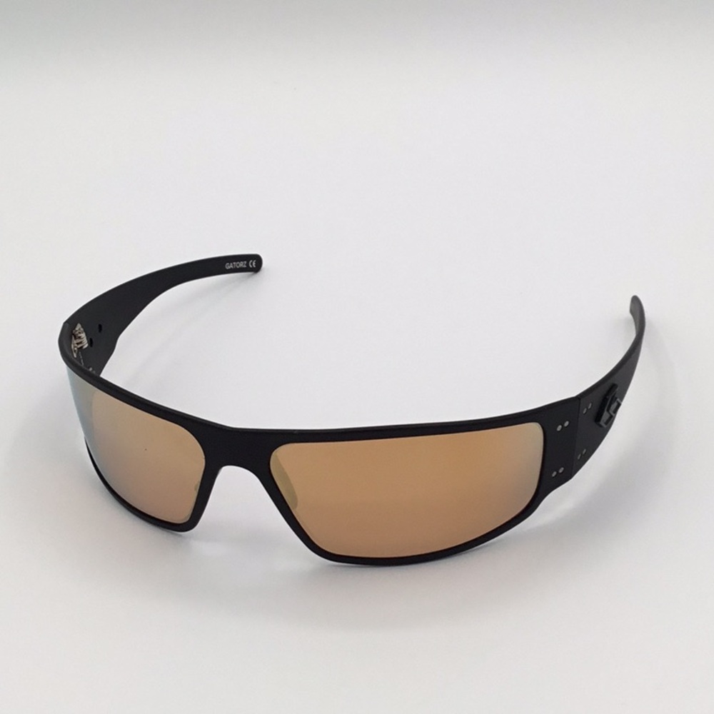 Gatorz Magnum Gold Mirrored Polarized Sunglasses - Picture 3 of 8
